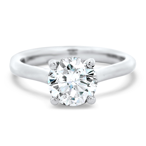 1.37ct Round Diamond Solitaire Ring