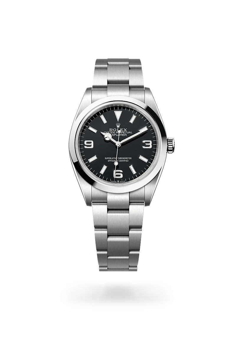 Rolex Explorer 36 in Oystersteel, M124270-0001 - Underwood Jewelers