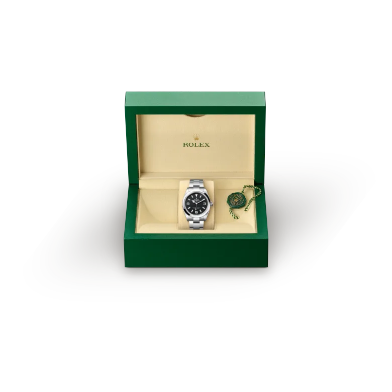 Rolex Explorer 36 in Oystersteel, M124270-0001 - Underwood Jewelers
