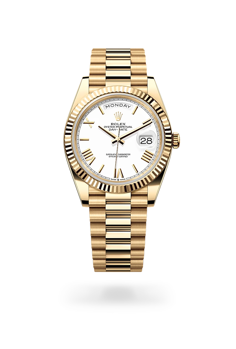 Rolex Day-Date 40 in 18 kt yellow gold, M228238-0042 - Underwood Jewelers