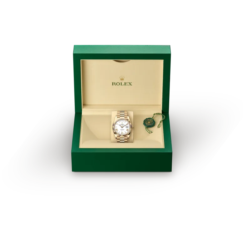 Rolex Day-Date 40 in 18 kt yellow gold, M228238-0042 - Underwood Jewelers