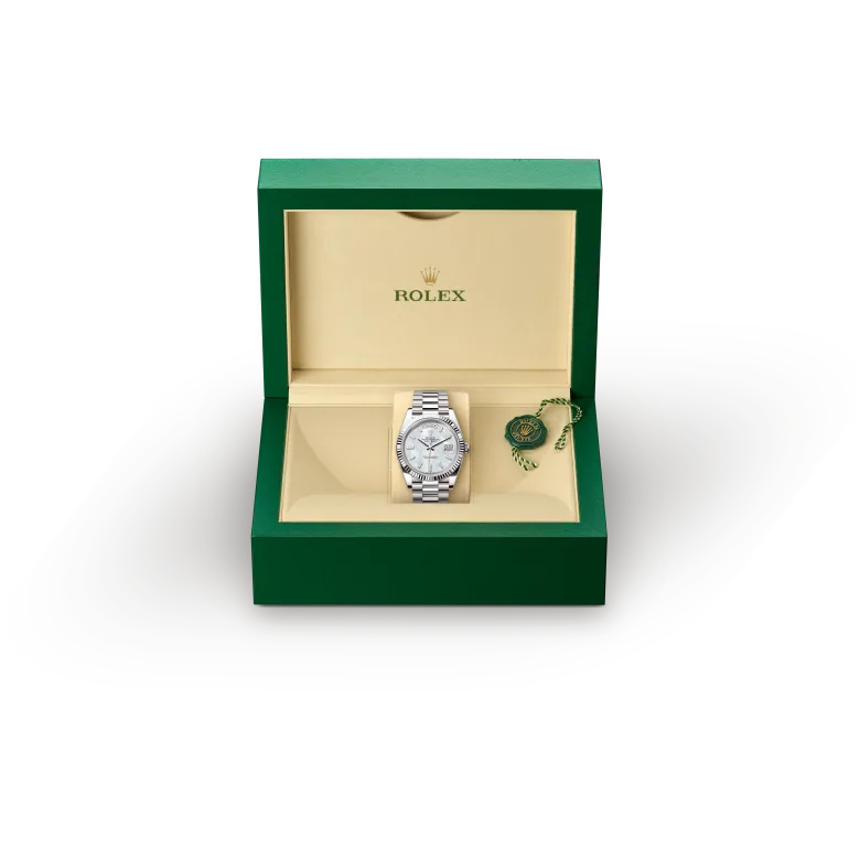 Rolex Day-Date 40 18 kt white gold, M228239-0078 Rolex Day-Date 40 18 kt white gold, M228239-0078