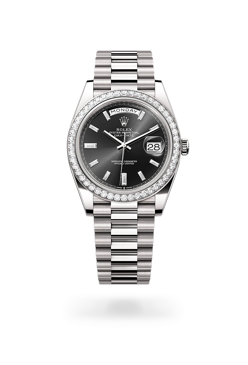 値段が激安 kt 18 40 Day-Date Rolex white M228349RBR-0003 gold, パーツ