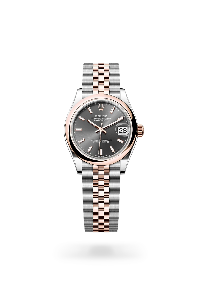 Rolex Datejust 31 in Everose Rolesor - combination of Oystersteel and Everose gold, M278241-0018 - Underwood Jewelers