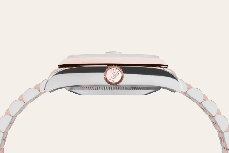 Rolex Datejust 31 in Everose Rolesor - combination of Oystersteel and Everose gold, M278241-0018 - Underwood Jewelers