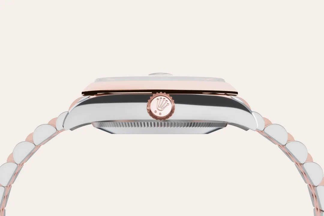 Rolex Datejust 31 in Everose Rolesor - combination of Oystersteel and Everose gold, M278241-0018 - Underwood Jewelers