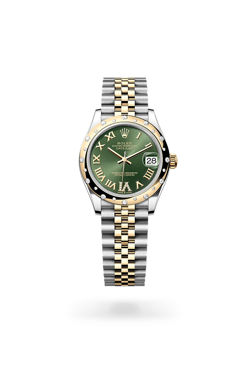 Rolex Datejust 31 in Yellow Rolesor - combination of Oystersteel and yellow gold, M278343RBR-0016 - Underwood Jewelers