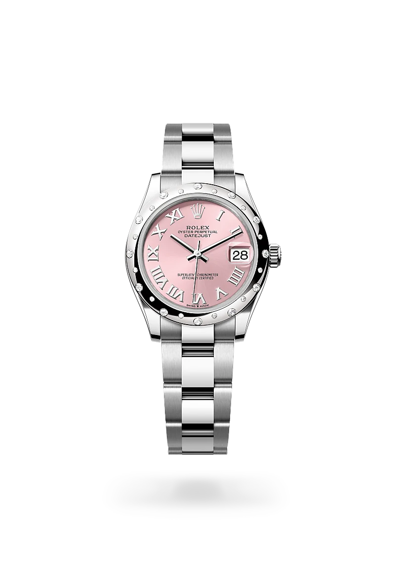 Rolex Datejust 31 in White Rolesor - combination of Oystersteel and white gold, M278344RBR-0021 - Underwood Jewelers