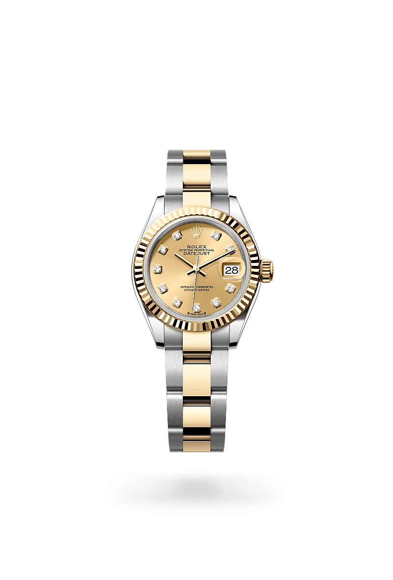Rolex Lady-Datejust in Yellow Rolesor - combination of Oystersteel and yellow gold, M279173-0012 - Underwood Jewelers