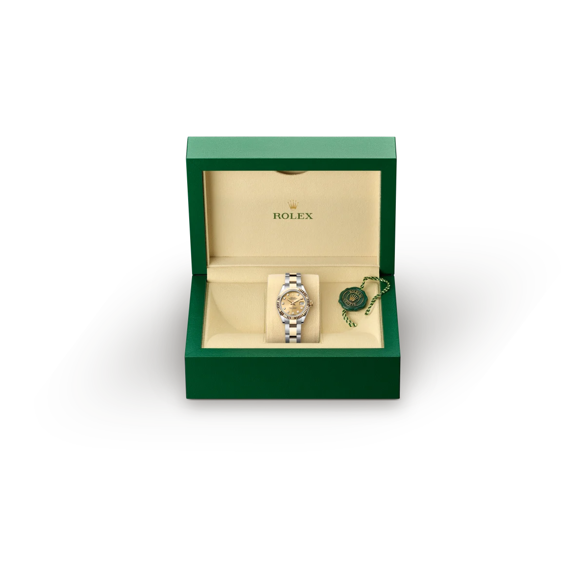 Rolex Lady-Datejust in Yellow Rolesor - combination of Oystersteel and yellow gold, M279173-0012 - Underwood Jewelers