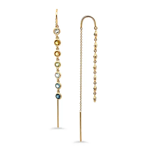 Multi-Color Drop Earrings