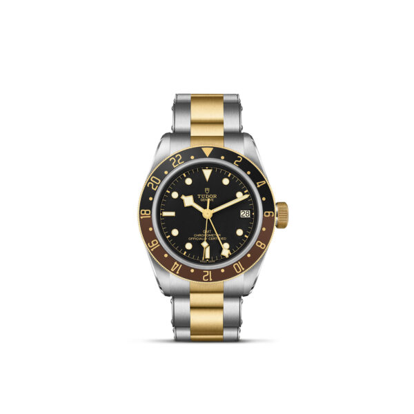 TUDOR Black Bay GMT S&G Watch, with a 41mm Steel Case, Steel and Yellow Gold Brace (M79833MN-0001)