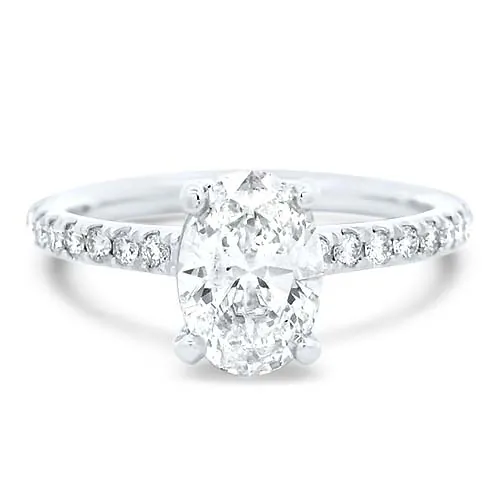 1.05ct Oval Diamond Engagement Ring