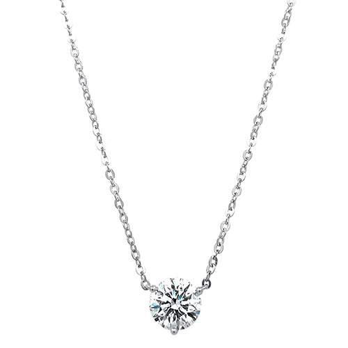 2.13ct Diamond Solitaire Necklace