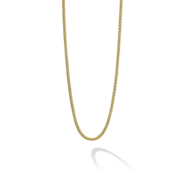 Lagos Anthem Men's 18K Gold Caviar Chain Necklace, 22 inches