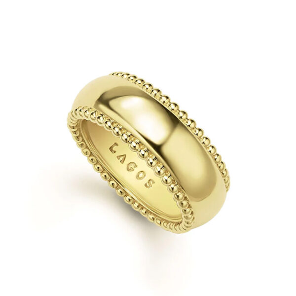 Men's Anthem 18K Gold Band Ring