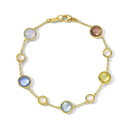 Lollipop 9-Stone Link Bracelet in Wildflower