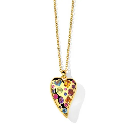 Small Valentina Necklace in Rainbow