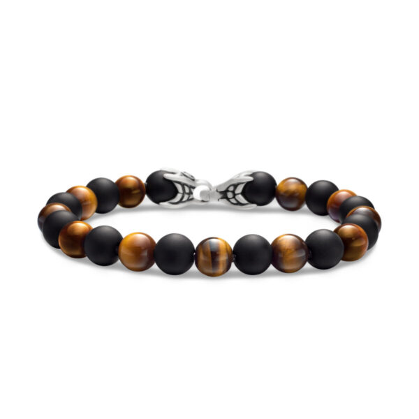 Spiritual Beads with Tigers Eye and Black Onyx