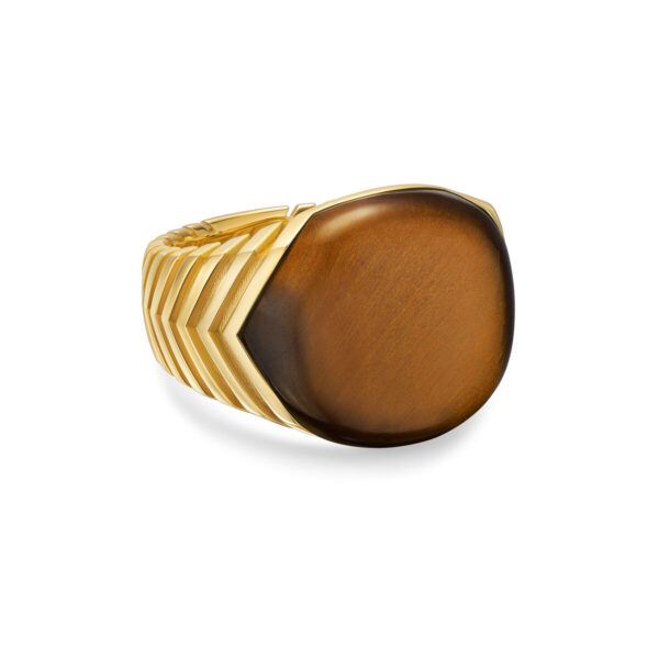 Tigers Eye Signet Ring