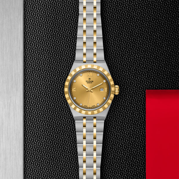 TUDOR Royal, 28mm Steel Case, Diamond-set Dial