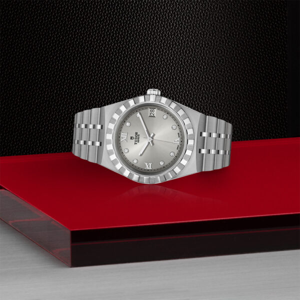TUDOR Royal, 34mm Steel Case, Diamond-set Dial