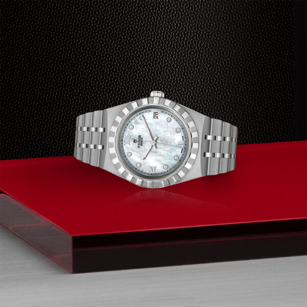 TUDOR Royal, 34mm Steel Case, Diamond-set Dial