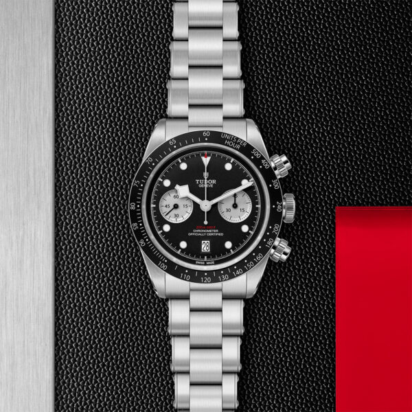 BLACK BAY CHRONO, 41mm steel case, Steel bracelet