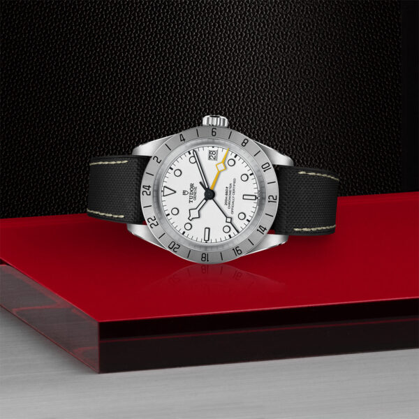 BLACK BAY PRO, 39mm steel case, Hybrid rubber and leather strap