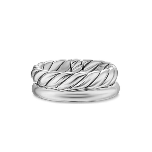 DY Mercer® Two Row Ring in Sterling Silver