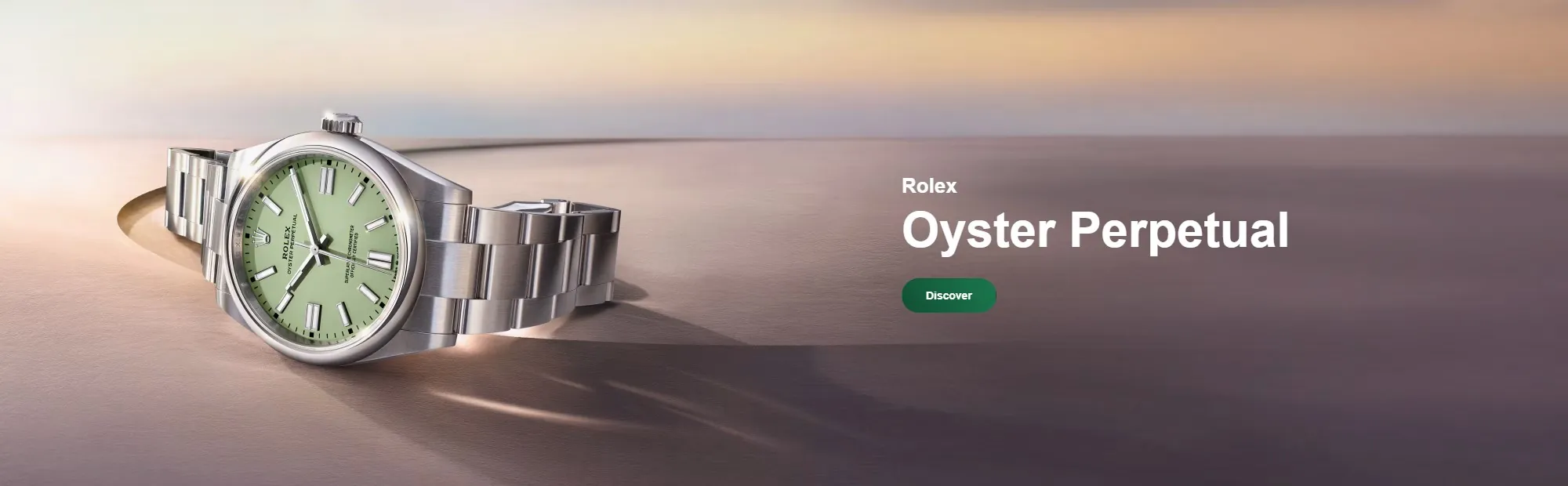 Rolex Oyster Perpetual 41 with Pistachio Dial