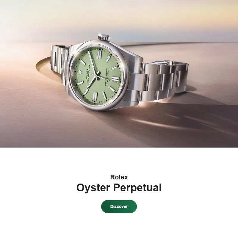 Rolex Oyster Perpetual 41 Pistachio Dial