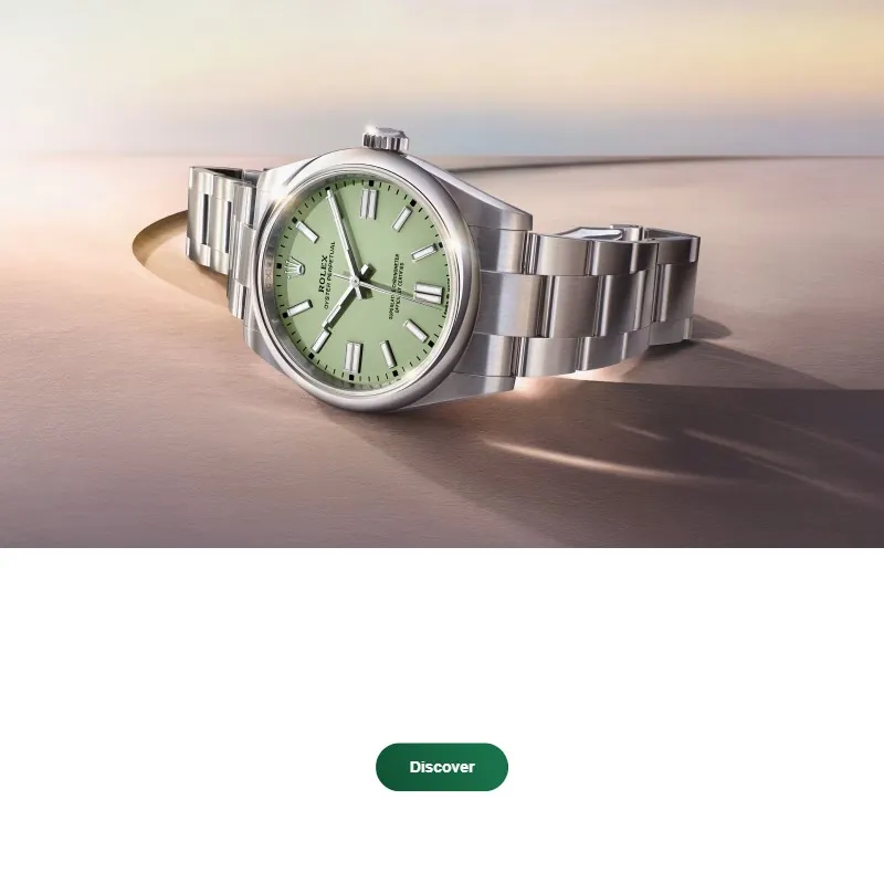 Rolex Oyster Perpetual 41 with Pistachio Dial