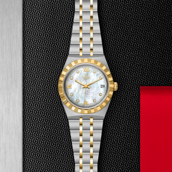 TUDOR Royal, 34mm Steel Case, Diamond-set Dial