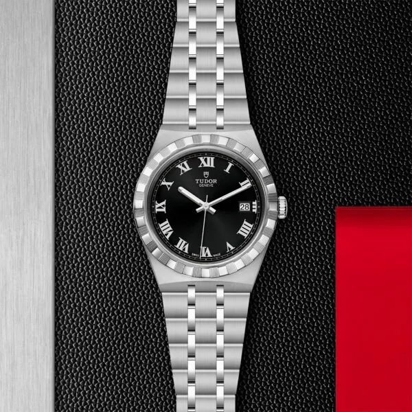 TUDOR Royal, 38mm Steel Case, Black Dial