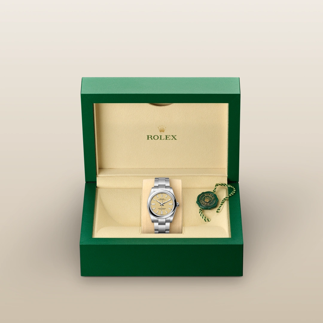 rolex Oyster Perpetual in Oystersteel, M124200-0007 - Underwood jewelers
