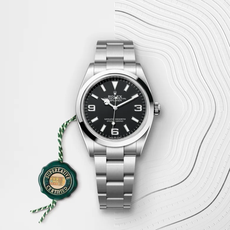 rolex Explorer in Oystersteel, M124270-0001 - Underwood jewelers