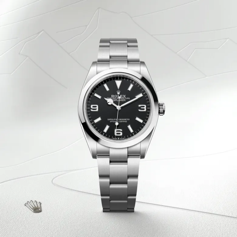 rolex Explorer in Oystersteel, M124270-0001 - Underwood jewelers