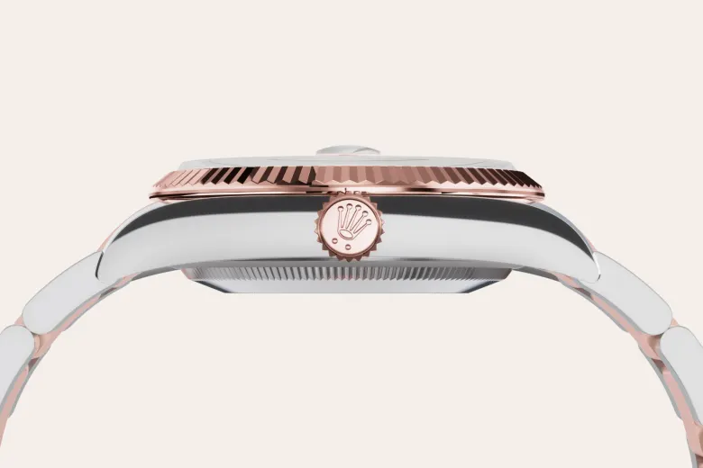 rolex Datejust in Everose Rolesor - combination of Oystersteel and Everose gold, M126231-0020 - underwood jewelers