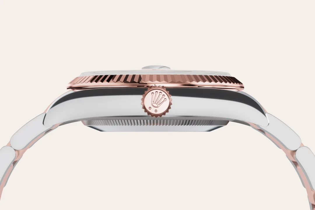 rolex Datejust in Everose Rolesor - combination of Oystersteel and Everose gold, M126231-0020 - underwood jewelers