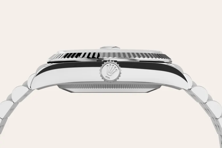 rolex Datejust in White Rolesor - combination of Oystersteel and white gold, M126234-0051 - Underwood jewelers