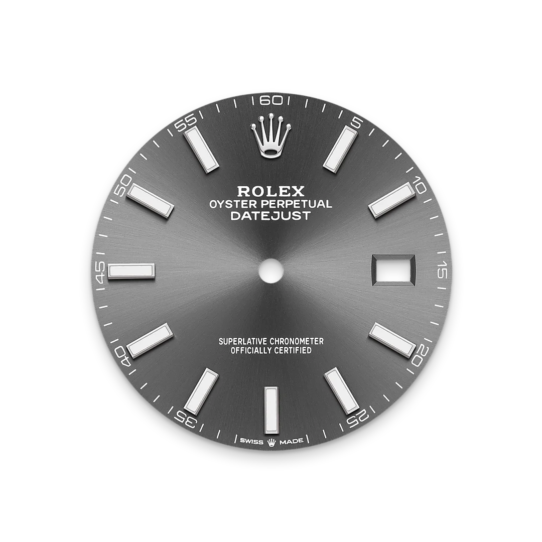 rolex Datejust in White Rolesor - combination of Oystersteel and white gold, M126334-0014 - underwood jewelers