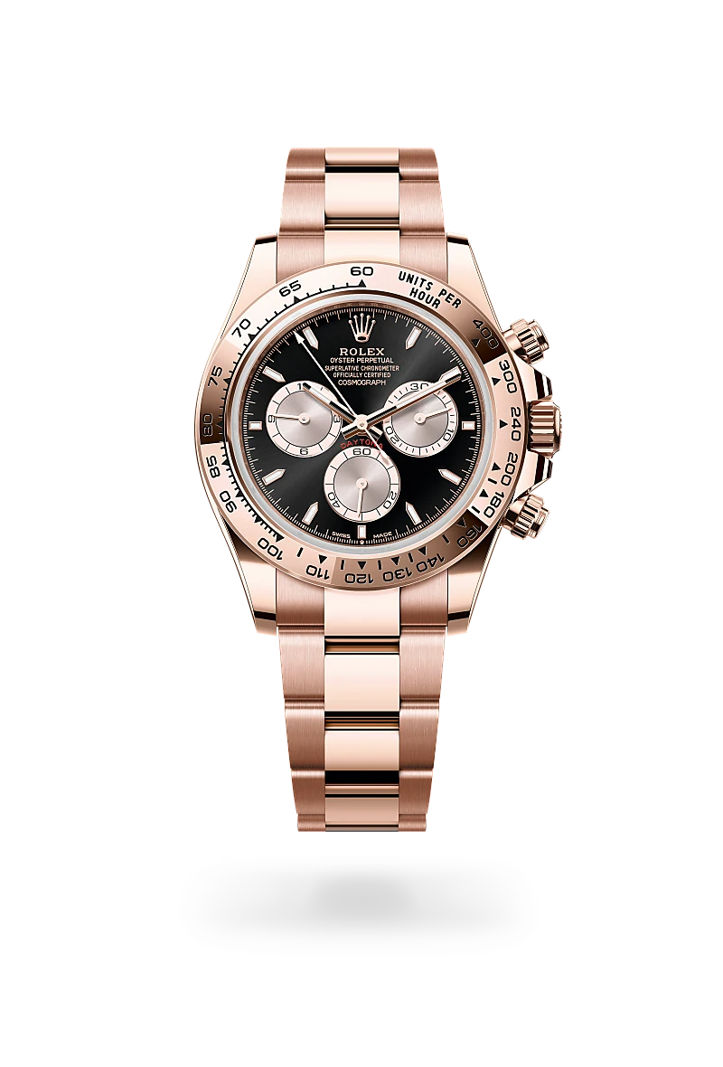 rolex Cosmograph Daytona in 18 kt Everose gold, M126505-0001 - Underwood jewelers