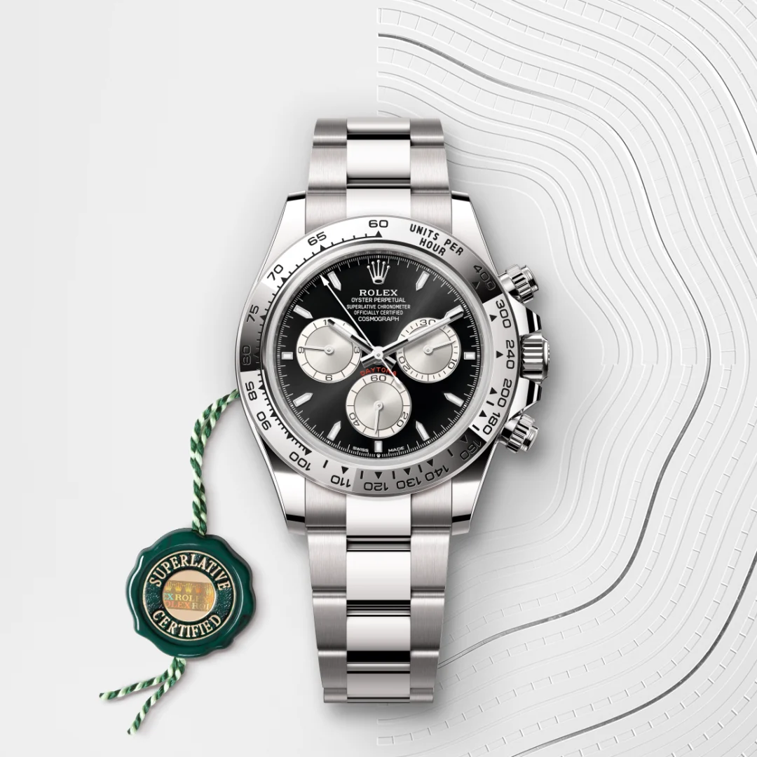 rolex Cosmograph Daytona in 18 kt white gold, M126509-0001 - Underwood jewelers