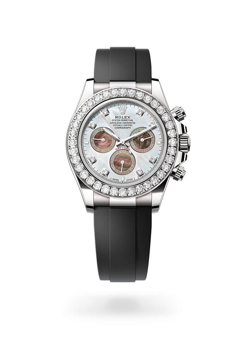rolex Cosmograph Daytona in 18 kt white gold, M126589RBR-0001 - underwood jewelers