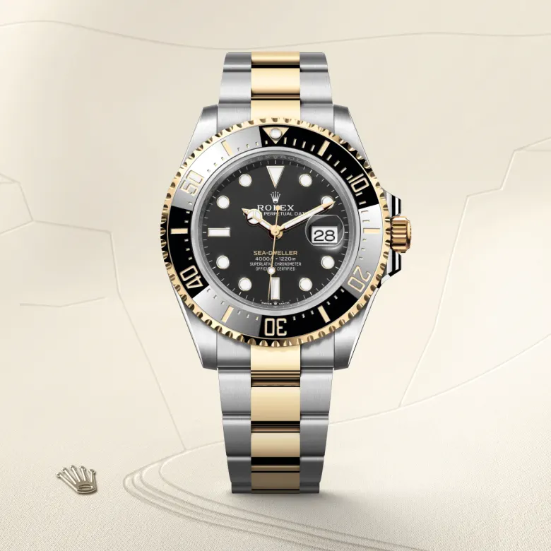 rolex Sea-Dweller in Yellow Rolesor - combination of Oystersteel and yellow gold, M126603-0001 - Underwood jewelers
