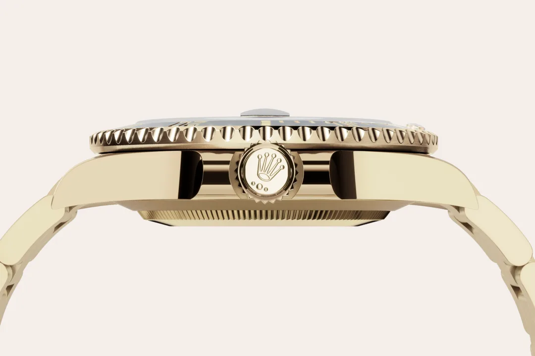 rolex Submariner in 18 kt yellow gold, M126618LN-0002 - underwood jewelers