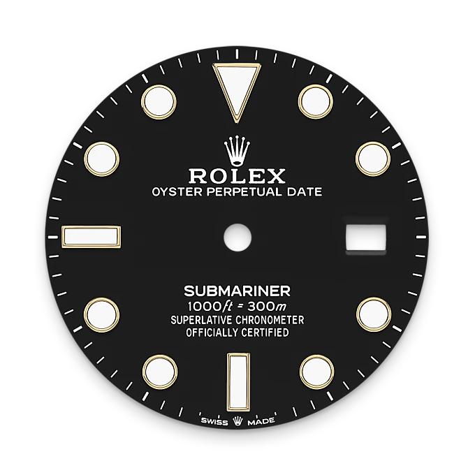 rolex Submariner in 18 kt yellow gold, M126618LN-0002 - underwood jewelers