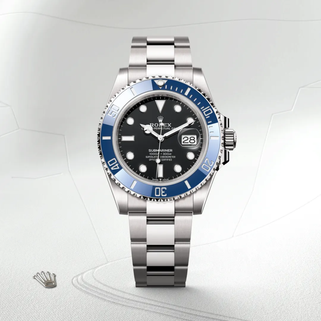 rolex Submariner in 18 kt white gold, M126619LB-0003 - Underwood jewelers