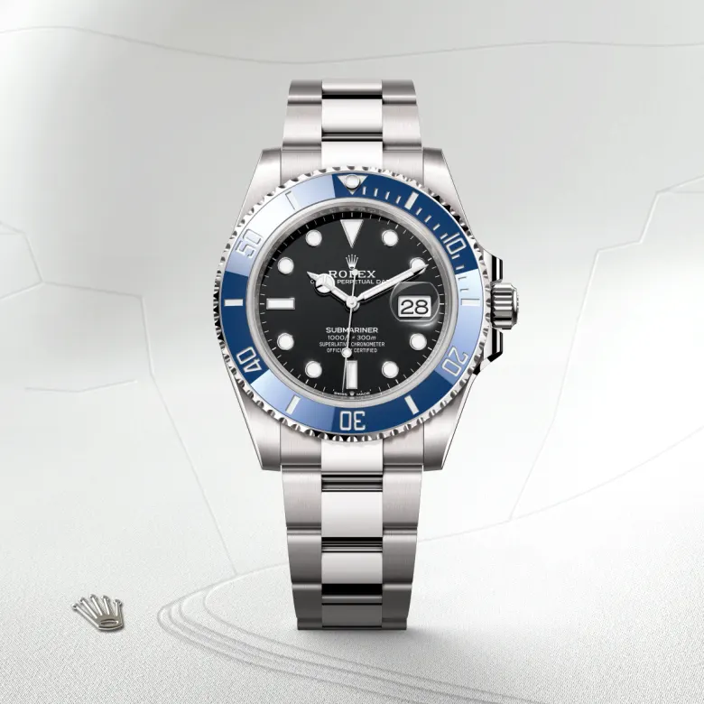 rolex Submariner in 18 kt white gold, M126619LB-0003 - Underwood jewelers
